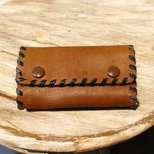 Brown Leather Men's Wallet | Key Holder